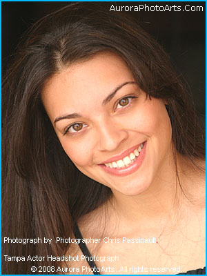 Tampa Headshot photograph of Tampa actor and model Jinelsa Rosado.