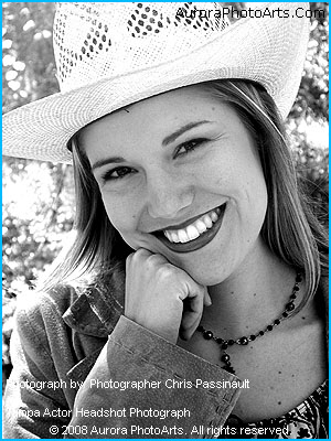 Tampa Headshot photograph of Tampa actor Rosemary Riquel