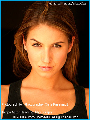 Tampa Headshot Photograph of Tampa Actor Stephanie Duncan